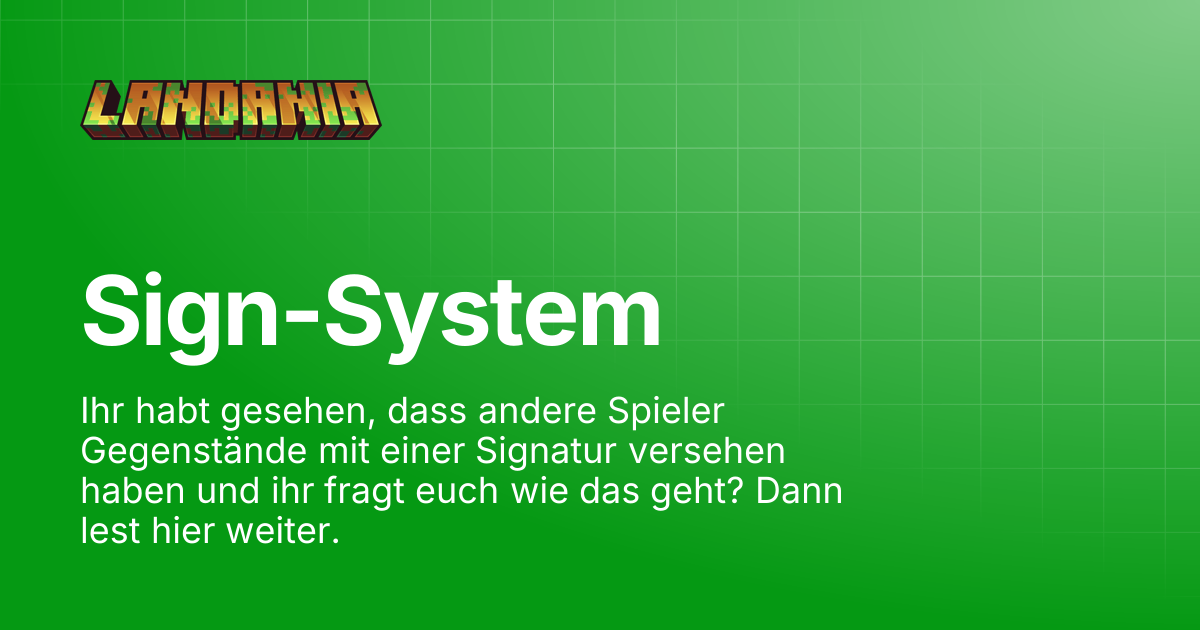 Sign-System | Landania.net
